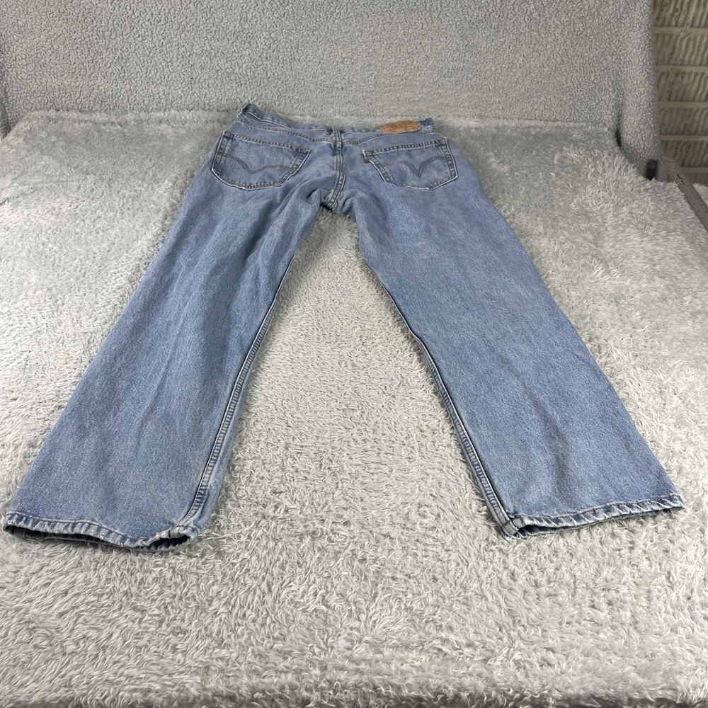 Levi's 550 Relaxed Fit Straight Leg Jeans Men's Big 33x30 Blue Medium Wash - Picture 10 of 13